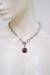 Ekland, halsband med brun cubic zircon